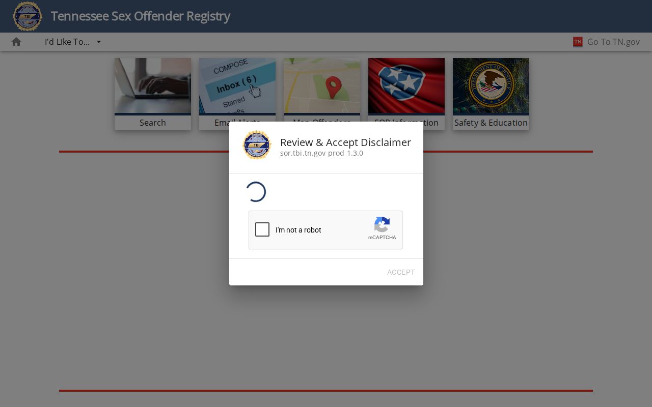 Smyrna people search Tennessee public safety registry